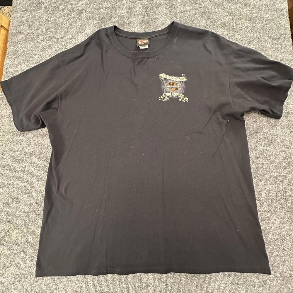 Harley-Davidson‎ Mens St. Kitts Graphic T-Shirt Black 2X XXL #346